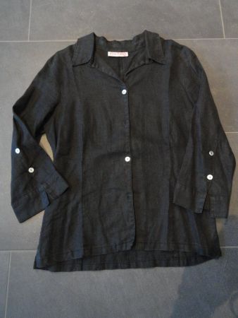 EVA TRALALA PARIS 100% LEINEN BLUSE GR. S ***