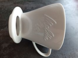 Vintage Melitta Kaffeefilter 1x4 weiss