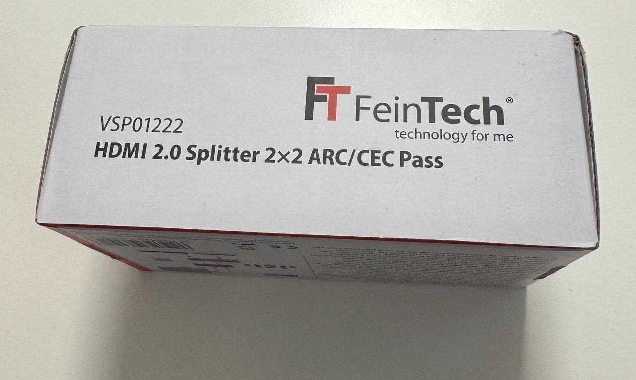 Adattatori: FeinTech HDMI 2.0 Splitter 2x2 Anschlüsse Ausgänge – Nuovo e nell'imballaggio originale da Gossau SG venduto da ALehmannElektroAG 6