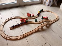Circuit de train en bois