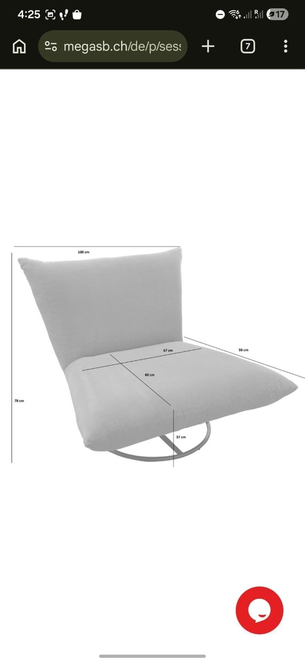 Sedie: Cream 360° Swivel Chair – Usato da Basel venduto da vin_xf9k 3