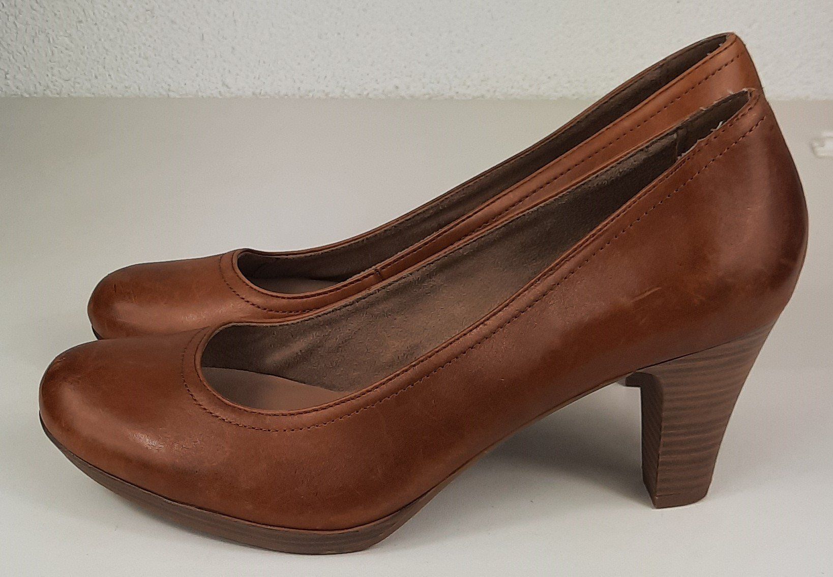 Tamaris Damenschuhe: TAMARIS Echt Leder Pumps Braun Gr. 41 – Neu (gemäss Beschreibung) aus Seuzach von VT-Collections2 3