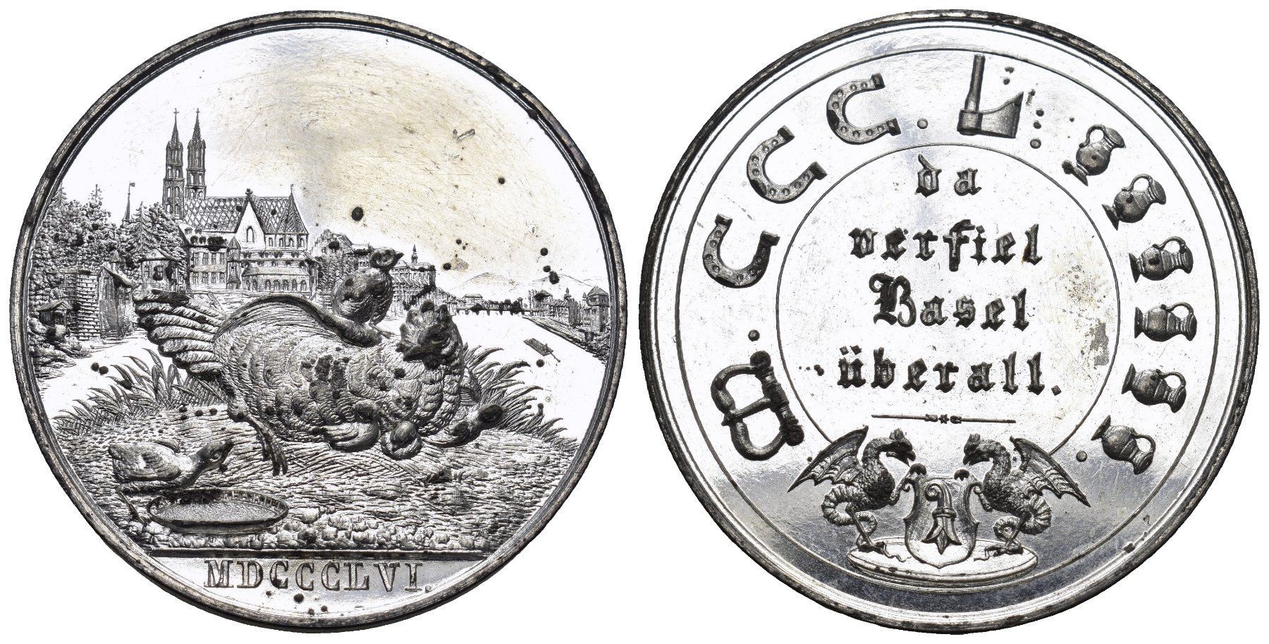 Medaglie: Basel 1856 – Usato da Bern venduto da numismatictops