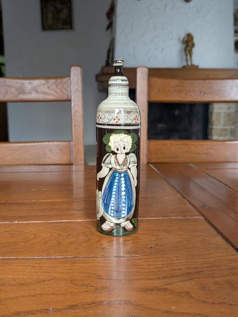 Altro: Kohler Biel Dekorative Keramikflasche, Handbemalt – Usato da Bützberg venduto da SchweizerFund