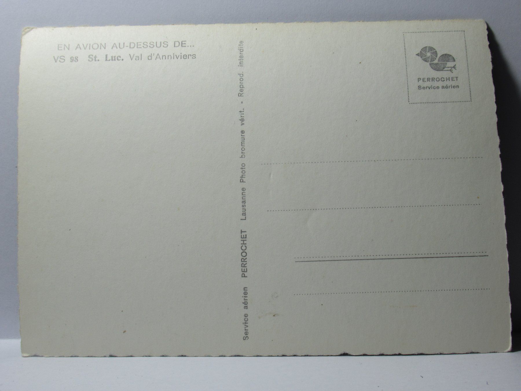 Cartoline postali: Flugaufnahme St Luc , Kirche – Nuovo (secondo la descrizione) da Grenchen venduto da Bluemchen1900 2