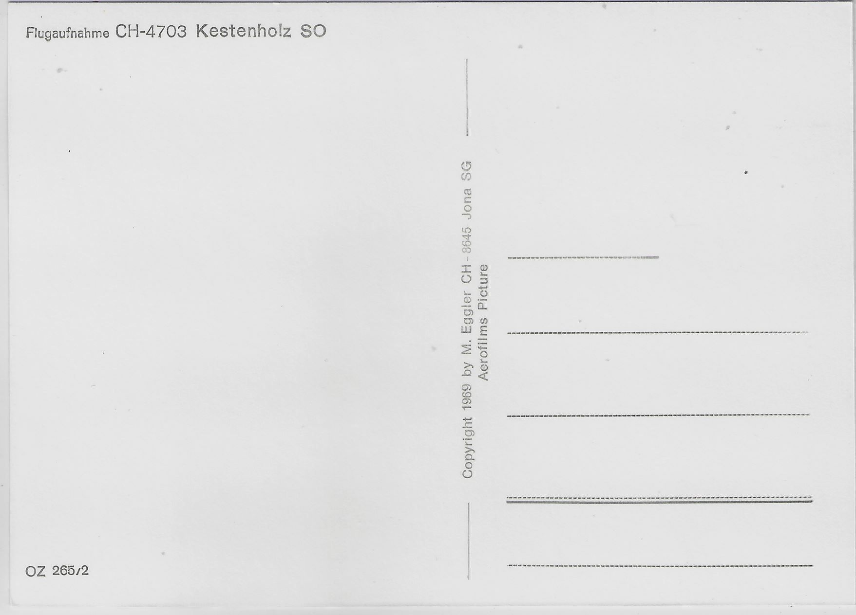 Cartoline postali: Flugaufnahme Kestenholz SO – Antico da Ettingen venduto da Kartenplanet 1