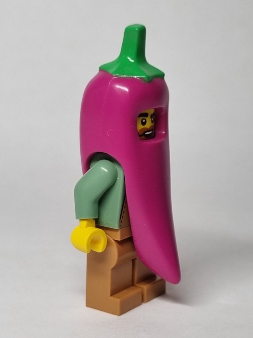 Lego Kit di costruzioni: LEGO BAM Easter 2025 Magenta Chili Pepper Costume Guy – Nuovo (secondo la descrizione) da Basadingen venduto da NekoBricks 4