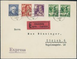 1933 - Pro Juventute - Satzbrief - Thalwil ZH