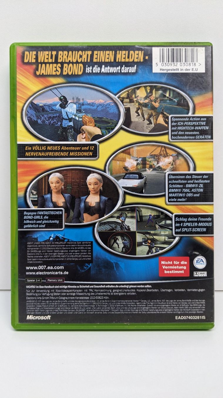 Spiele: 007 Agent im Kreuzfeuer - XBox Classic – Gebraucht aus Menziken von mame18 2