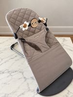 Babybjörn Bouncer Balance Soft beige with toy good condition