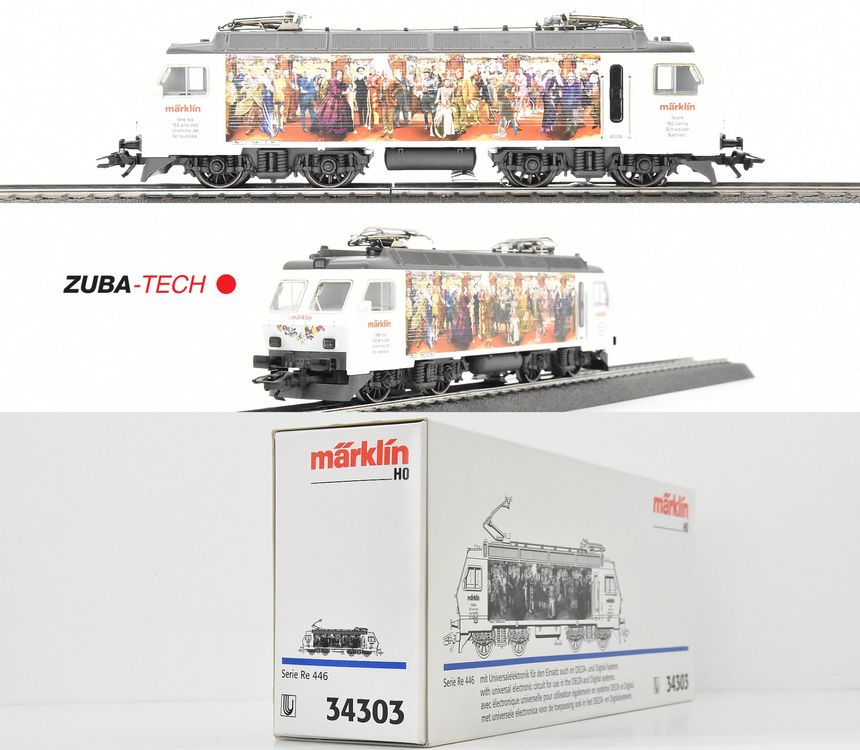 Märklin 34303 E-Lok Re 446 SOB H0 Delta WS mit OVP | Kaufen auf Ricardo
