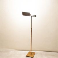 Retro Stehlampe / Leselampe aus Messing, 1970er Jahre