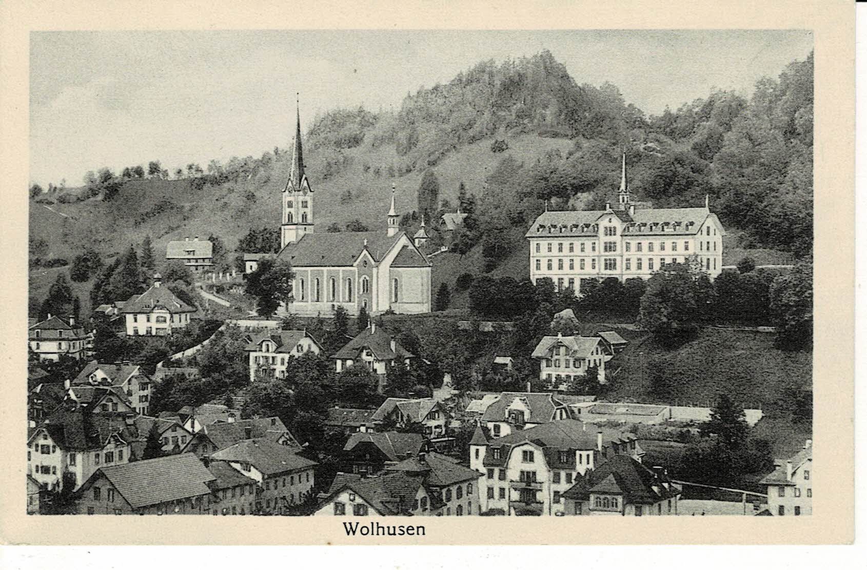 Cartoline postali: WOLHUSEN Missionsseminar St. Joseph LU ca 1920! – Nuovo (secondo la descrizione) da Hergiswil NW venduto da Kartenfrau