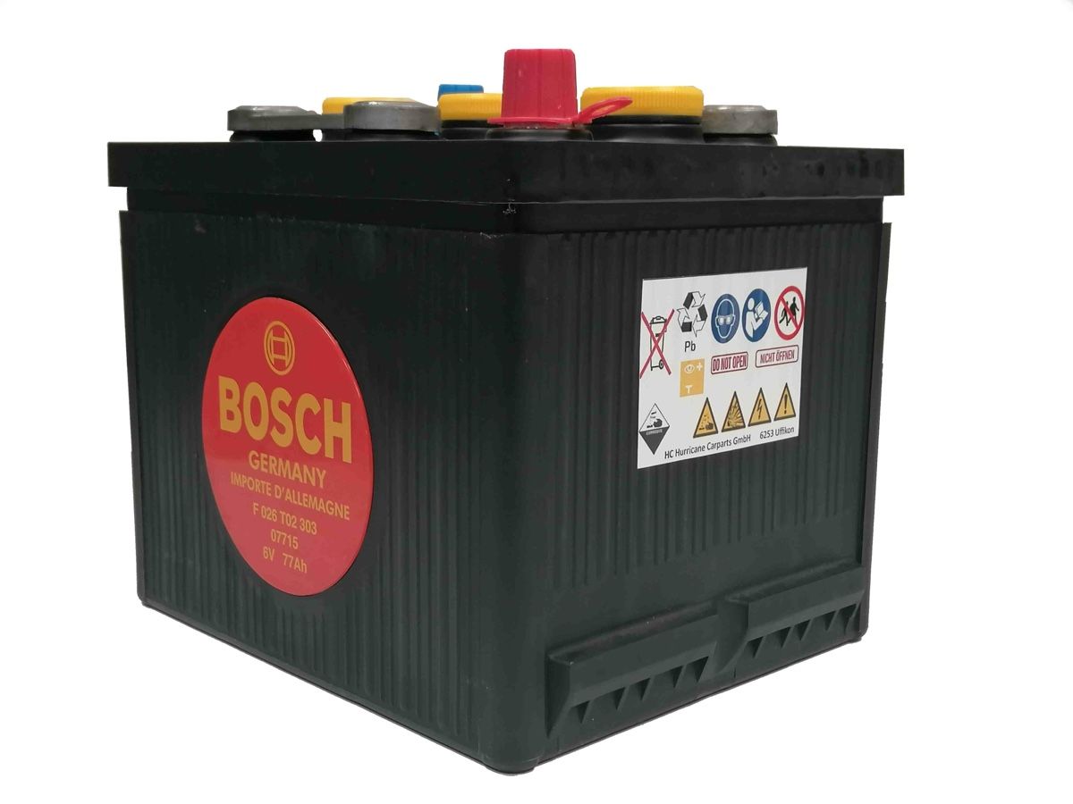Bosch Batterie: Bosch 6 V Oldtimer Batterie 77 Ah 360 A – Nuovo e nell'imballaggio originale da Winterthur venduto da pat_vlh8 1