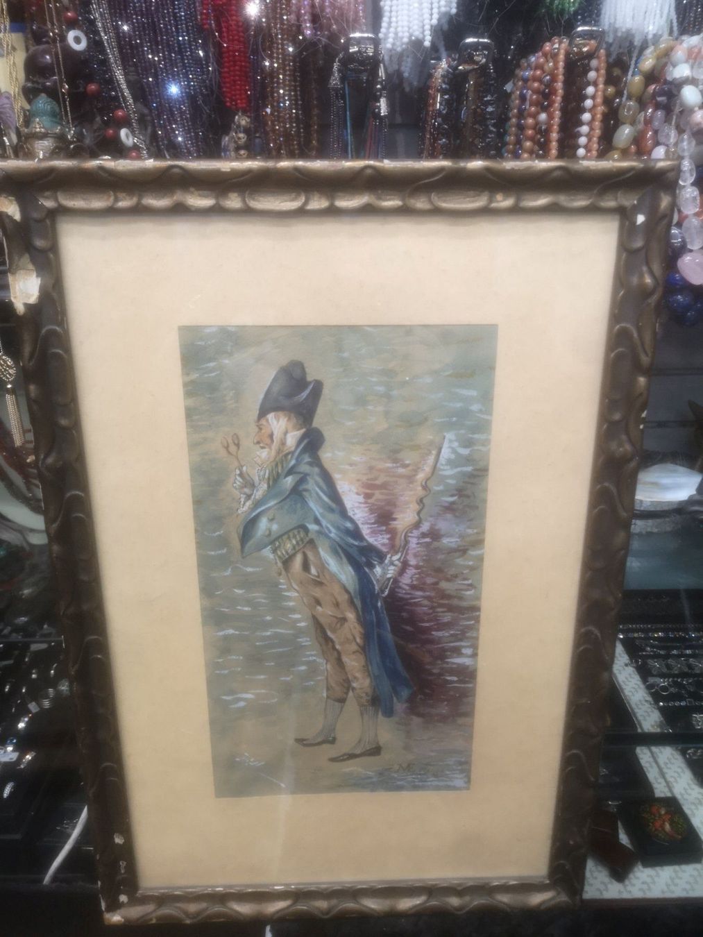 Dipinti: AQUARELLE SIGNÉE ET MONOGRAMMEE 1900 – Usato da Genève venduto da Qanil77