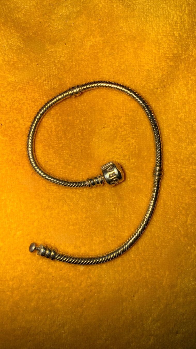 Pandora Bracciali & Braccialetti: • Pandora Armband 20cm • – Usato da Basel venduto da mendoza13