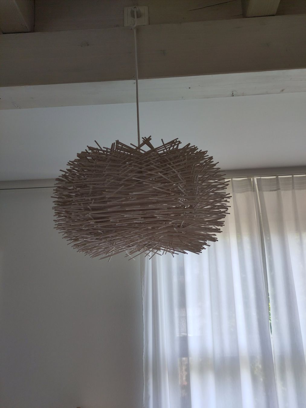 Micasa Lampade: Hängelampe "Birdnest" weiss-grau – Usato da Wil SG venduto da mats0503 4