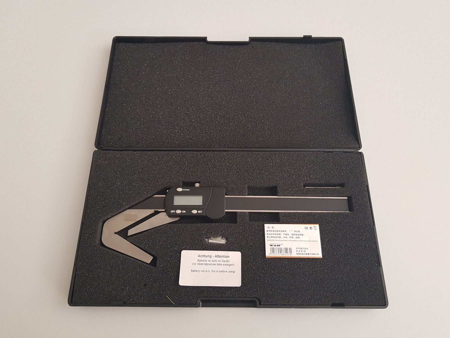Metall- & Schlosserei Werkzeug: Digital-Dreipunkt-Messschieber ø4-40 – Neu und originalverpackt aus Tagelswangen von messtec 1