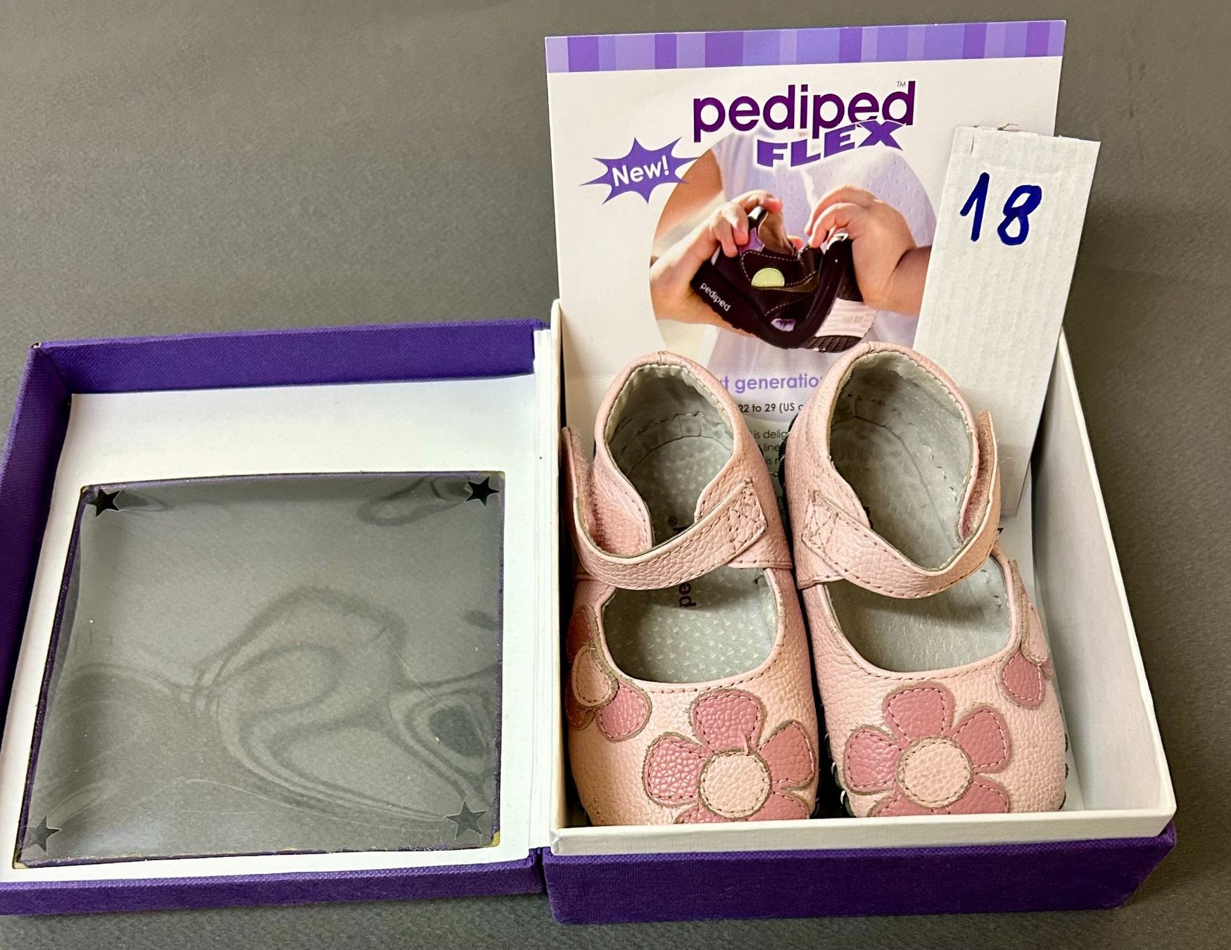 Scarpe per ragazze: Pediped Flex Lauflernschuh, Gr. 18, Neu mit Box, Rosa – Usato da Winterthur venduto da Succes 1