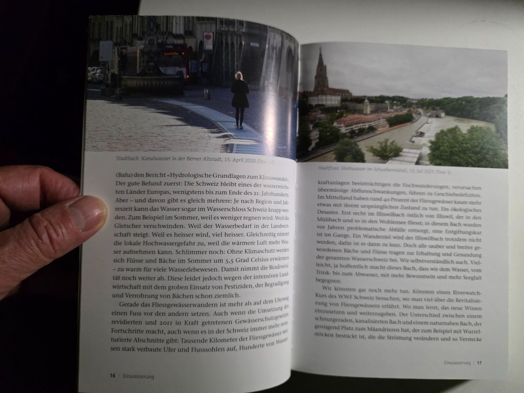 Bücher: Wasser rauschen - Wanderungen Aare bis Birs - Daniel Anker – Gebraucht aus Walterswil BE von Lonitti 7