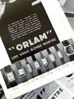 Orlam Watch - 4 alte Werbungen / Publicités 1932/34