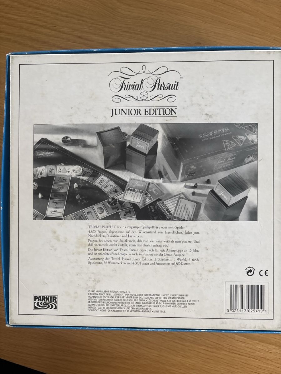 Parker Giochi: Trivial Pursuit Junior Edition – Usato da Ettingen venduto da Blauenblau 3