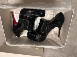 Luciano Padovan Ankle Boots Black Gr. 40