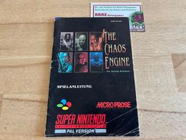 Spielanleitung „The Chaos Engine“ (NOE), SNES, original