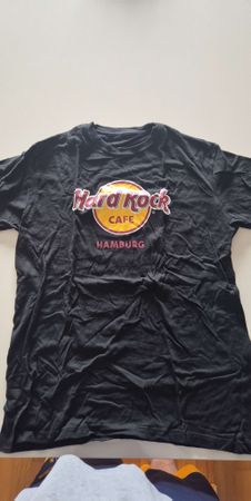 Hard Rock Cafe Hamburg T-Shirt, Grösse L, schwarz