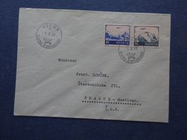 1948 F43-F44 FDC BERNA Italienisch - SELTEN ANGEBOTEN