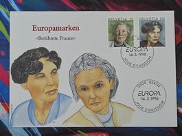 CL27 Enveloppe + Timbre Suisse 1996