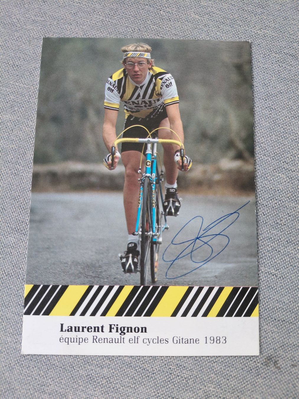 Autografi: Autogrammkarte Laurent Fignon – Usato da Schmerikon venduto da Olympia04