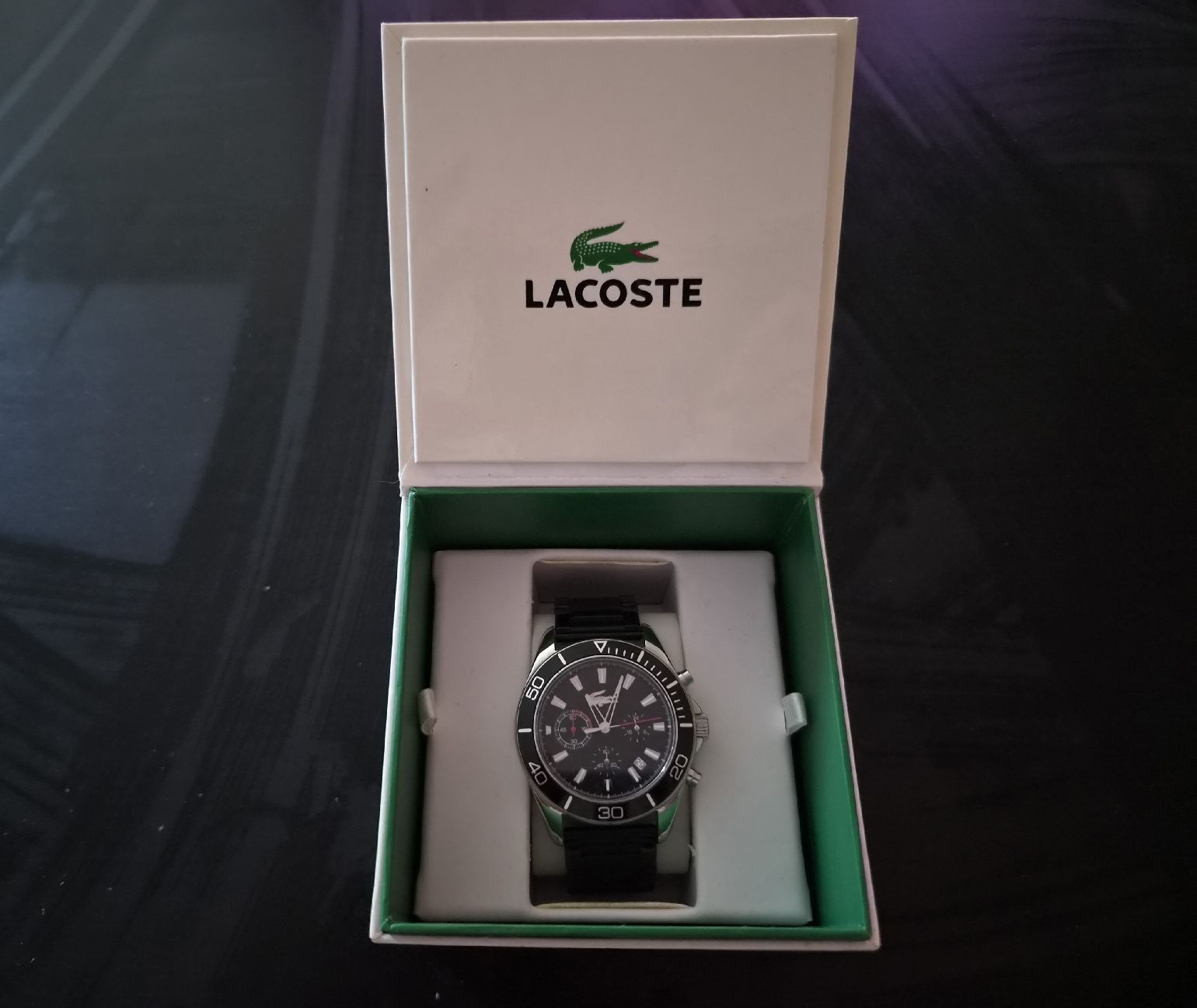 Lacoste Orologi: Lacoste Tiebreaker Herren-Chronograph – Nuovo (secondo la descrizione) da Schaffhausen venduto da Alforall
