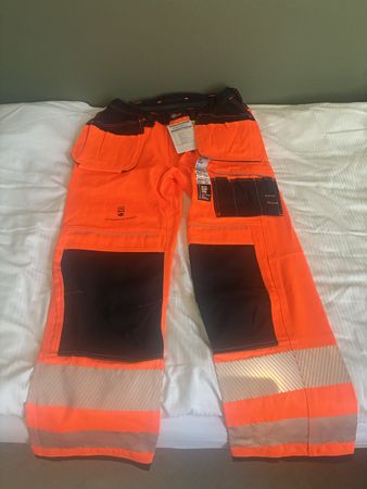 Arbeits Hosen Portwest orange Grösse 34/38 NEU