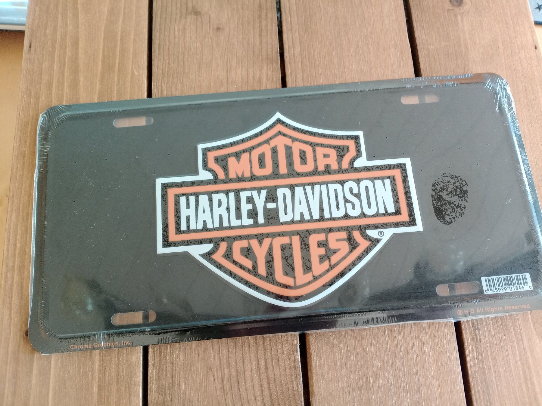 Harley-Davidson Schilder: Harley-Davidson Nummernschild, neu & original verpackt! – Neu und originalverpackt aus Waldenburg von Wild_Thing_II 2