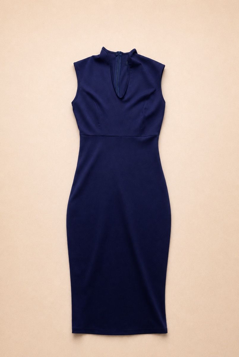 Vestiti: ROBE FOURREAU BLEU MARINE – Nuovo (secondo la descrizione) da Lausanne venduto da KeNaChic 1