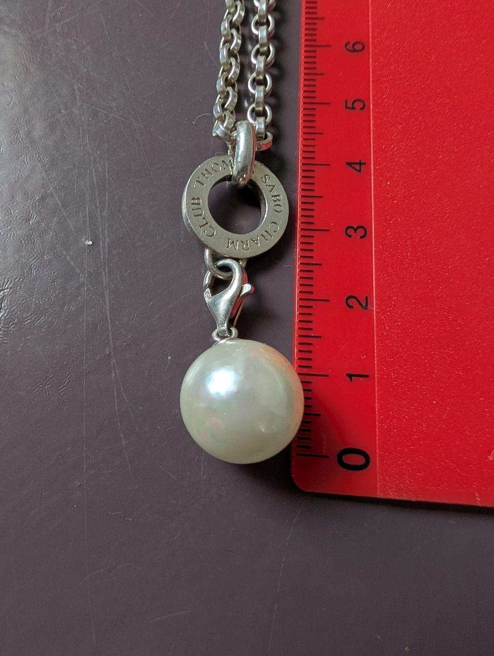 Thomas Sabo Ciondoli: Thomas Sabo Anhänger grosse Perle – Usato da Forch venduto da V.Engeler 1