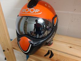 Integralhelm ROOF Boxer orange gebraucht Helm