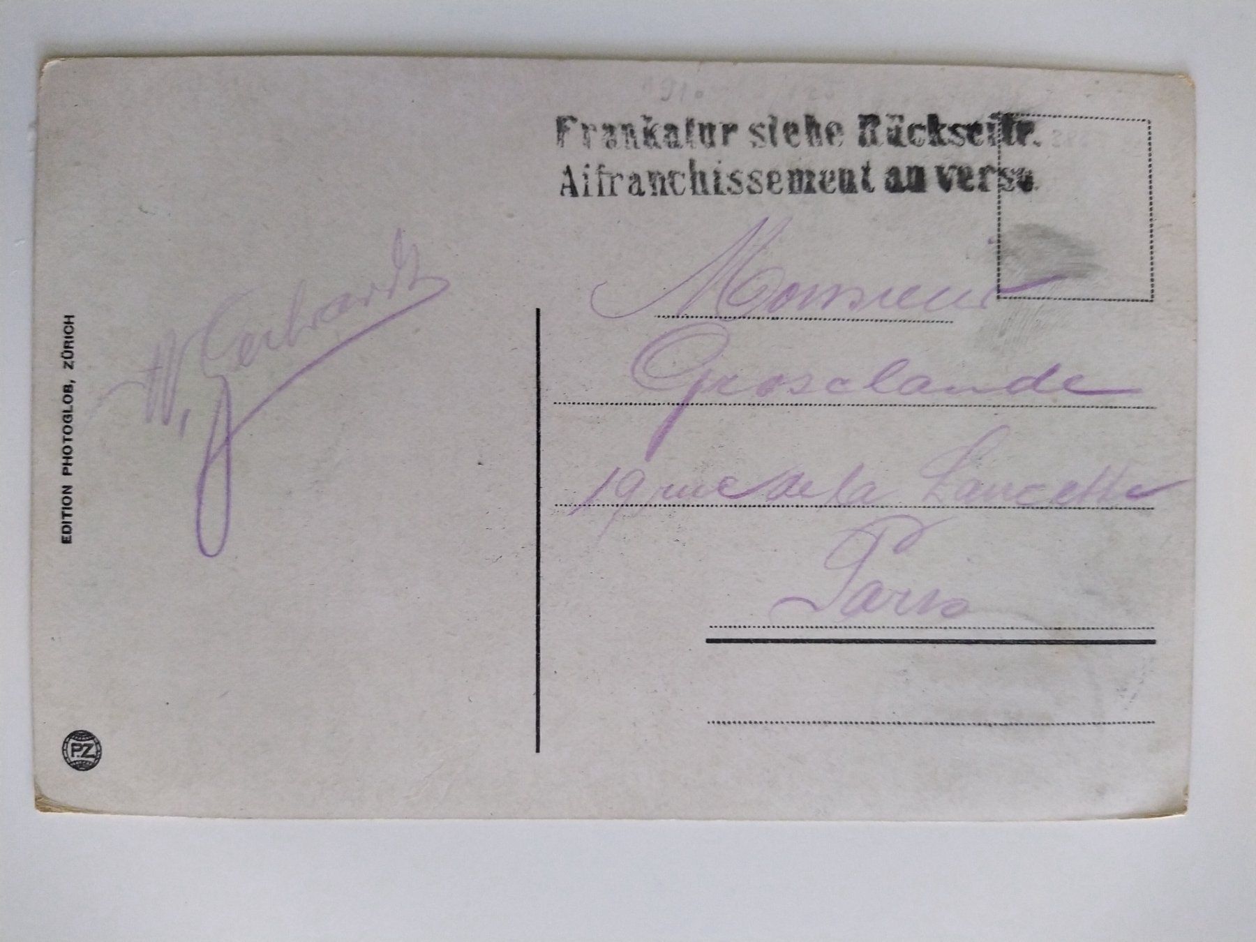 Cartoline postali: Schweiz. Gebirgspost Gotthardstr? Kutsche dat. 1915 – Usato da Ohmstal venduto da Lebensfreude05 1