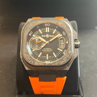 FLASH SALE Bell & Ross Carbon Orange Full Set BRX5R-BO-TC/SR