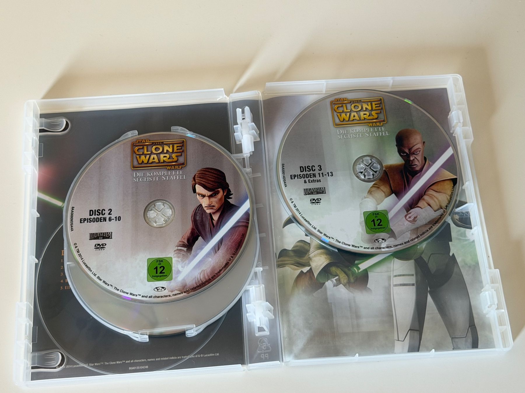 Tutti i DVDs: Star Wars The Clone Wars Staffel 6 DVD Box Set – Usato da Altstätten SG venduto da sheamus 3