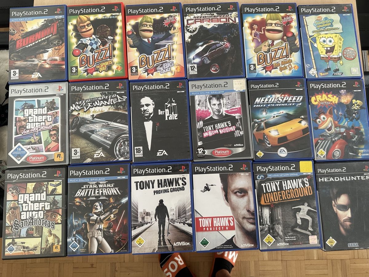 Sony Console: Ps2 slim inklusive Games – Usato da Zürich venduto da DealHunter69 1