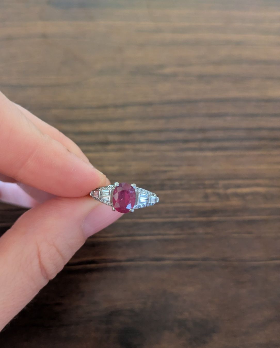 Ringe: Silberring mit Rubin – Gebraucht aus Sarmenstorf von Mino_1888 2