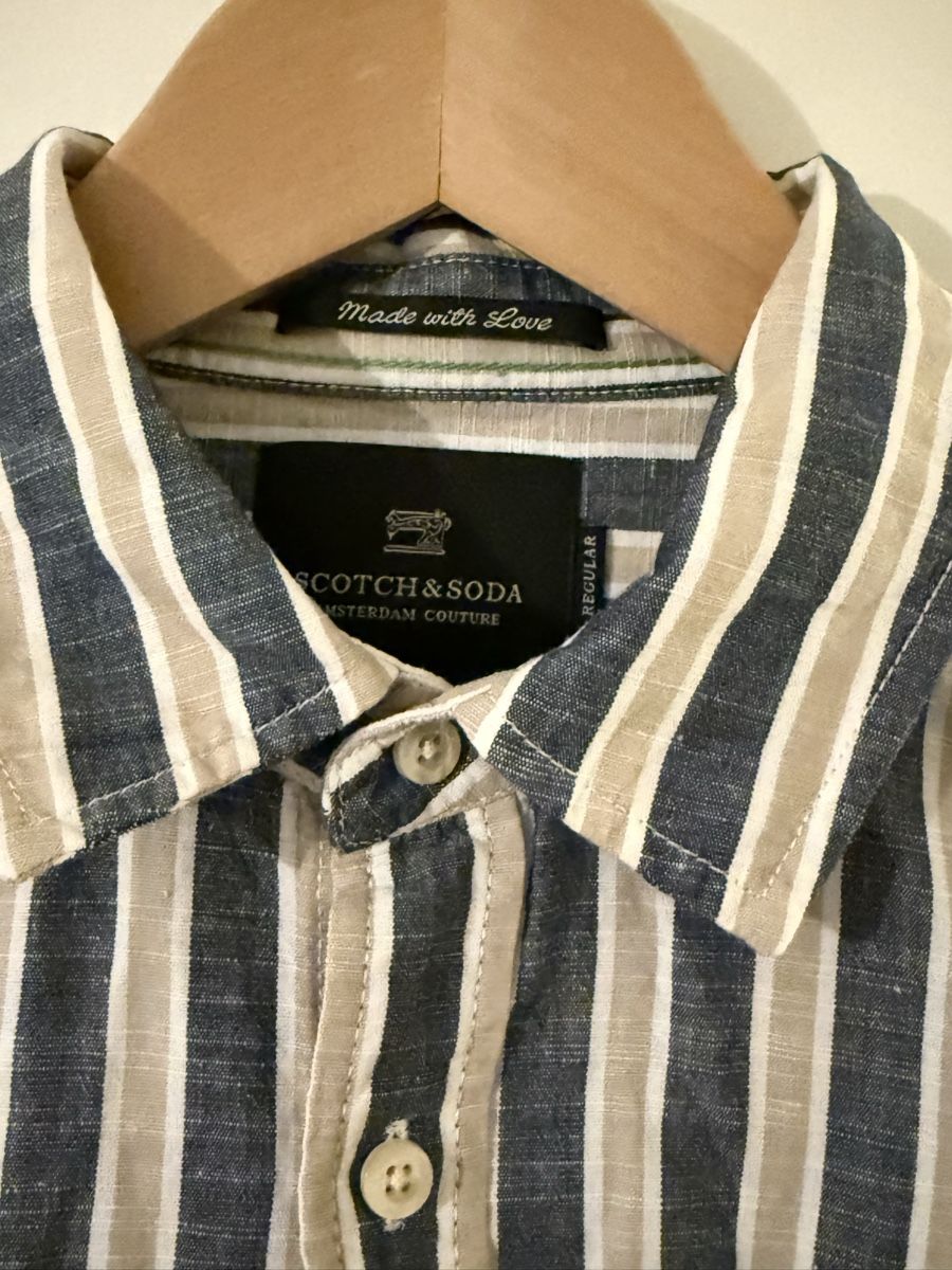 Camicie: Scotch&Soda Herren Hemd gestreift, Gr. S – Nuovo (secondo la descrizione) da Basel venduto da zukk_ 2