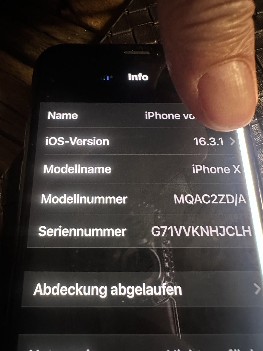 Apple Handys / Smartphones: Apple iPhone X  64 GB – Gebraucht aus Stäfa von Kurt33 3