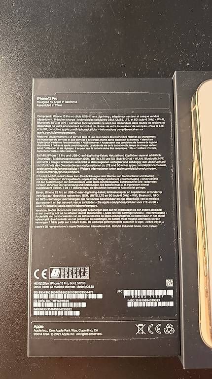 Apple Telefoni cellulari / Smartphones: iPhone 13 Pro 512 GB  Gold – Usato da Männedorf venduto da Jessiey 4