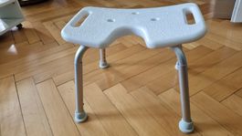 Tabouret de douche blanc