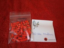 50 Stück  Muffen Orange   von Märklin Gebraucht siehe Bilder
