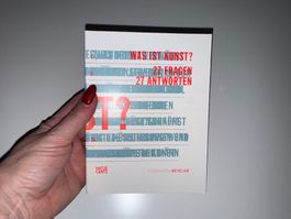 BUCH: Was ist Kunst, 27 Fra^gen, 27 Antworten