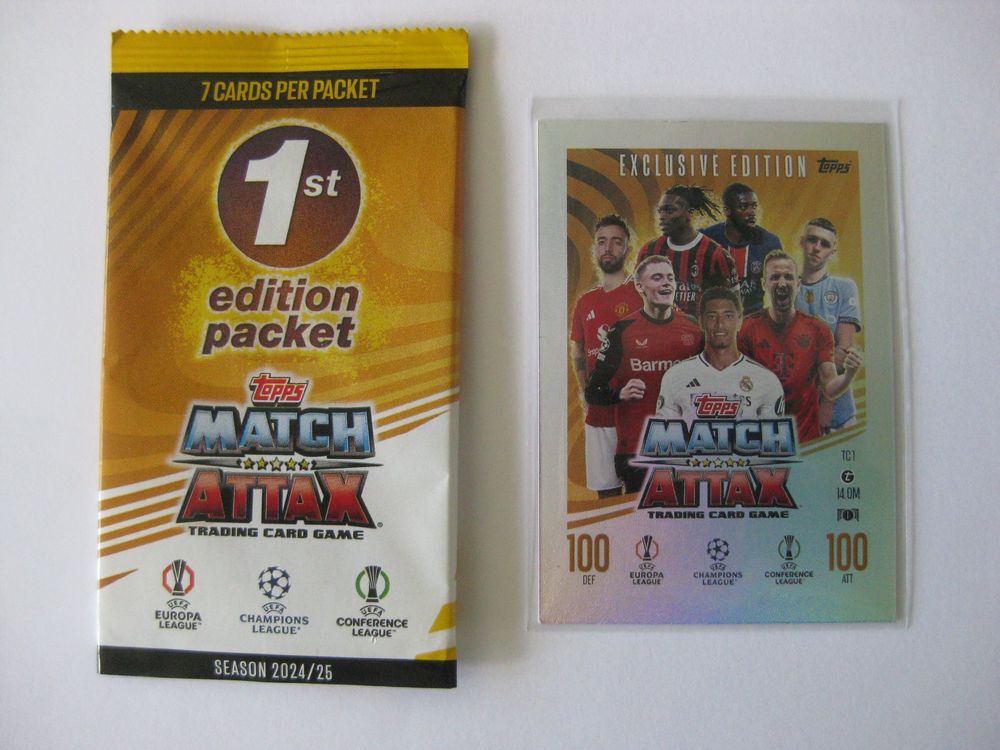 1st Edition MATCH ATTAX Saison 24/25 Nr: TC1 Title Card 1